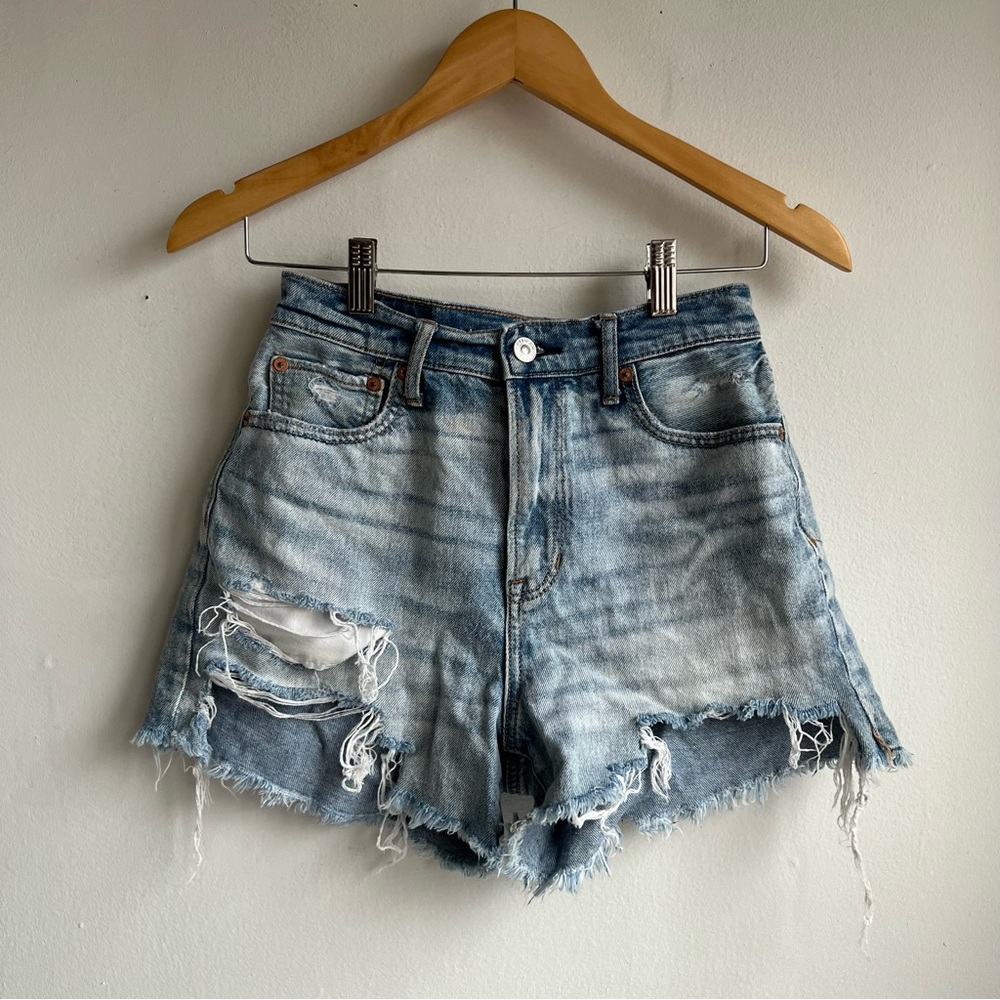 American eagle denim shorts size 0
